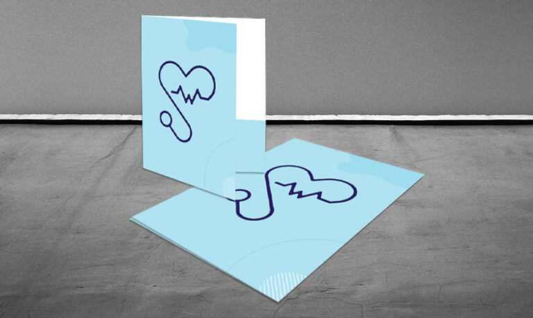 printed medical folder
